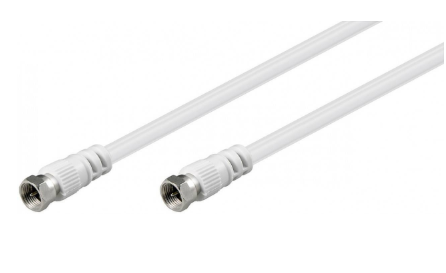 Cabo RF c/ Fichas F Macho - Macho (2,5 mts)