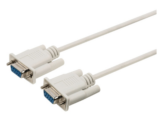 Cabo SERIAL (RS232) DB9 Femea - DB9 Femea (1,50 mts)