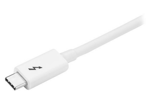 Cabo Thunderbolt Macho - Macho Branco (1 metro) - STARTECH