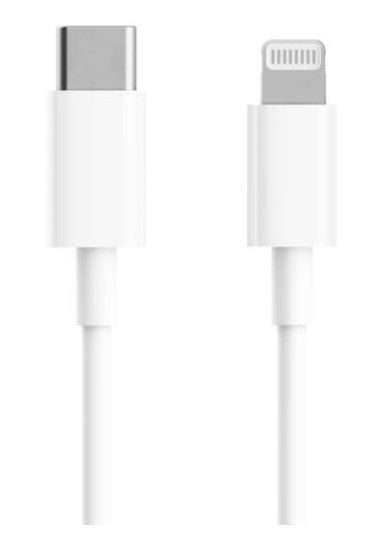 Cabo USB-C - Lighting 1m (Branco) - XIAOMI