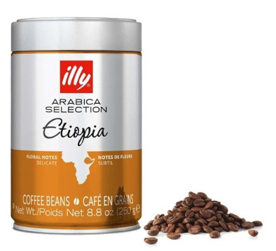 Café Grão illy Arabica Selection Lata 250gr Etiopia
