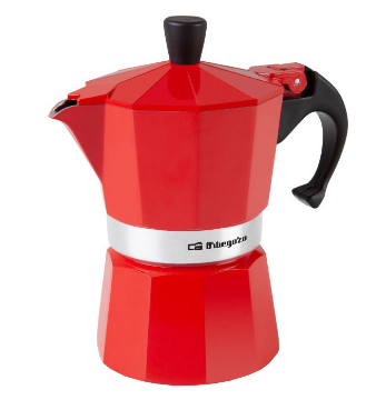 Cafeteira de Alumínio (3 Chávenas) - ORBEGOZO