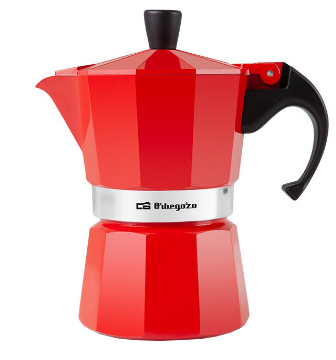 Cafeteira de Alumínio (3 Chávenas) - ORBEGOZO