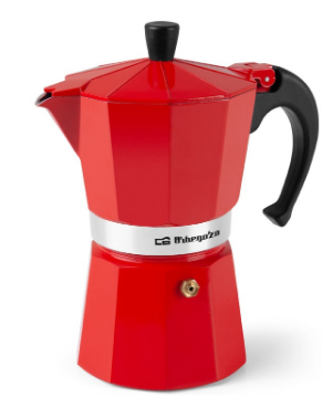 Cafeteira de Alumínio (6 Chávenas) - ORBEGOZO