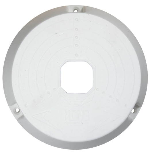 Caixa de Conexões p/ Câmaras Domo (Branco) - CAMBOX