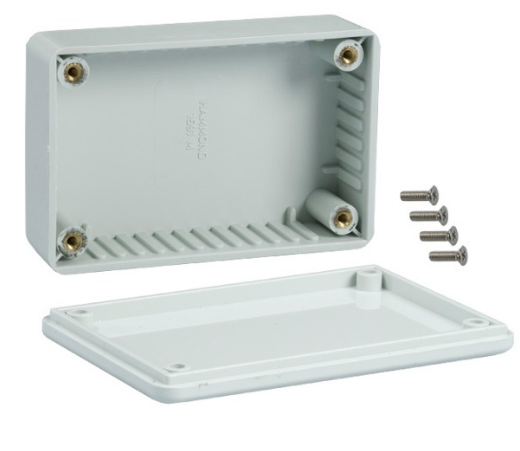 Caixa de Montagem Cinza em ABS (95 x 48 x 38mm) - VELLEMAN