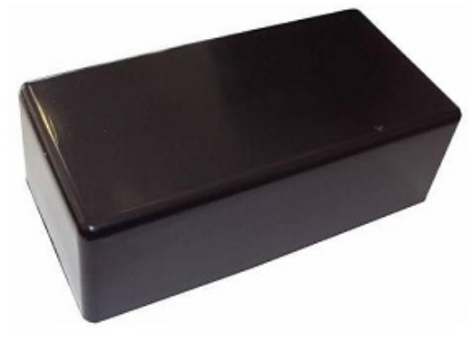 Caixa de Montagem Preta/Cinza - 130x65x45mm