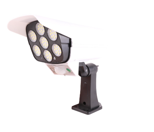 Câmara Falsa Exterior + Candeeiro Solar c/ Sensor Movimento PIR
