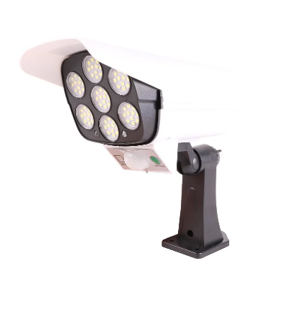 Câmara Falsa Exterior + Candeeiro Solar c/ Sensor Movimento PIR