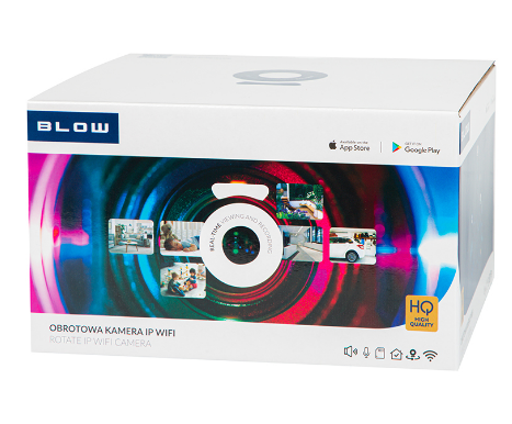 Câmara de Vigilância IP PTZ 3MP Wi-Fi c/ Megafone - BLOW