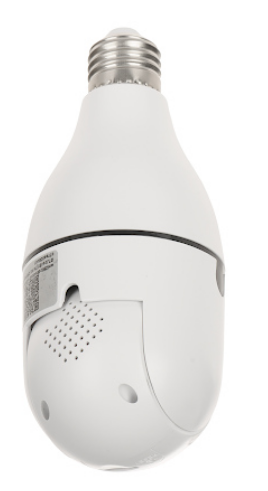Câmara de Vigilância IP PTZ Wi-Fi 1080p TUYA E27 p/ Interiores