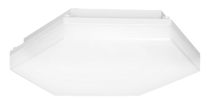 Candeeiro Plafon Hexágonal em LED "EXTRA-SLIM" 24W 4000K 2000Lm - ORNO