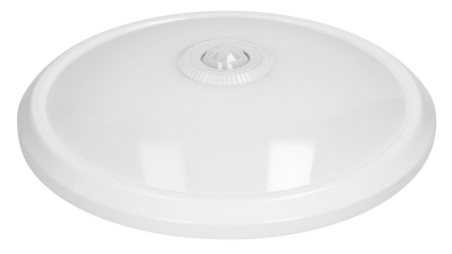 Candeeiro Plafon em LED 16W Branco 4000K 1100Lm c/ Sensor Movimento 360º - ADVITI