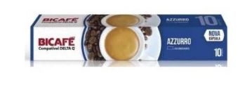 Cápsulas Delta Q Bicafé (10 Unidades) Azzurro