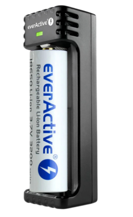 Carregador Inteligente de Pilhas Cilíndricas de Íons de lítio - everActive