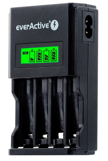 Carregador de Pilhas AA/AAA c/ LCD - everActive