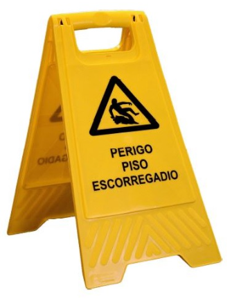 Cavalete Amovível "Cuidado Piso Escorregadio"