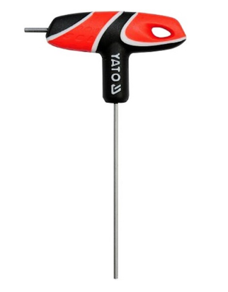 Chave Hexagonal Macho "T" 2,5mm - YATO