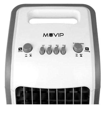 Climatizador 4L 80W (Branco) - MUVIP