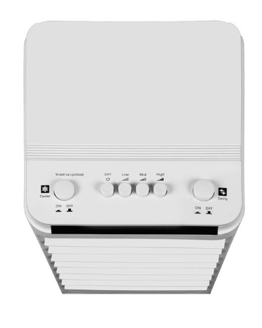 Climatizador 7,5L 80W (Branco) - MUVIP