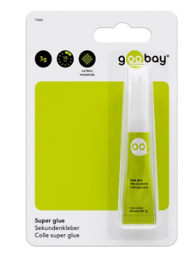 Cola em Tubo Super Cola 3 (3g) - GOOBAY