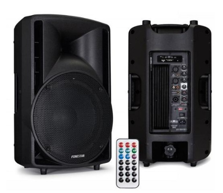 Coluna Amplificada 8" 160W USB/SD/MP3 - FONESTAR
