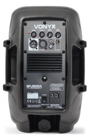 Coluna Amplificada ABS 8" 200W (SPJ-800A) - VONYX