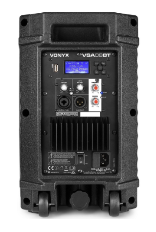 Coluna Bi-Amplificada 8" 250W Bluetooth/MP3 (VSA08BT) - VONYX