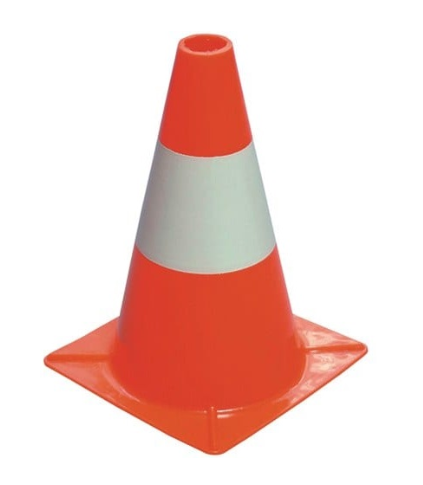 Cone de Sinalização Reflector em PVC (30cm) - ProFTC