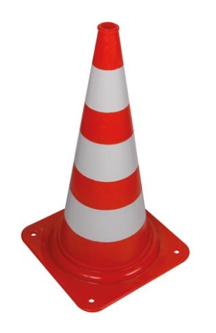 Cone de Sinalização em PVC (75cm) - PEREL