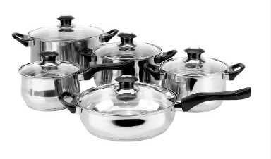 Conjunto de Cozinha Family em Aço Inoxidável (10 Peças) - MAGEFESA