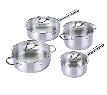 Conjunto de Cozinha Set Profissional em Aço inoxidável (4 Peças) - CATA