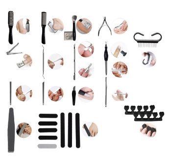 Conjunto de Pedicure (26 Peças)