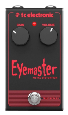 Controlador Efeitos de Guitarra Eyemaster Metal Distortion - TC ELECTRONIC