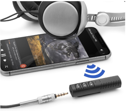 Conversor Bluetooth p/ Auscultadores (Jack)