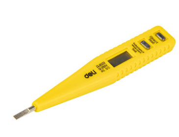 Detector de Tensão c/ LCD AC/DC 12-220V - DELI