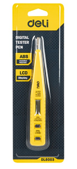 Detector de Tensão c/ LCD AC/DC 12-220V - DELI