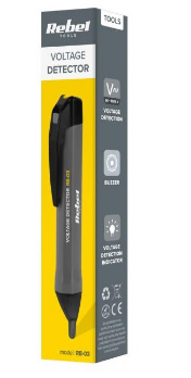 Detector de Tensão s/ Contacto c/ Lanterna LED - REBEL RB-03