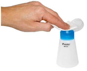 Dispensador de Líquidos Voláteis Anti-Fuga c/ Indicador (180ml) - Proskit MS-018