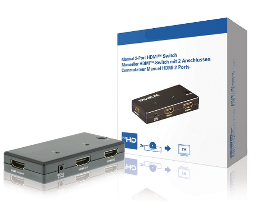 Distribuidor de Sinal HDMI 3 Entradas / 1 Saida