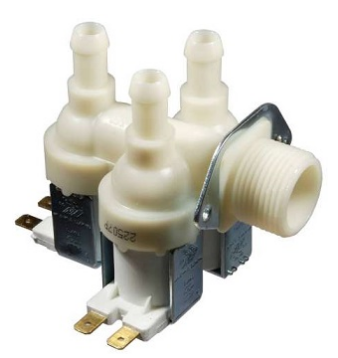 Electrovalvula 3 Saidas 90º Universal