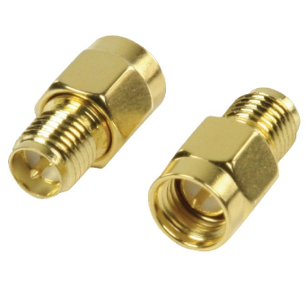 Emb. 2x Fichas Adaptadoras SMA Femea (Polarida Inversa) - SMA Macho