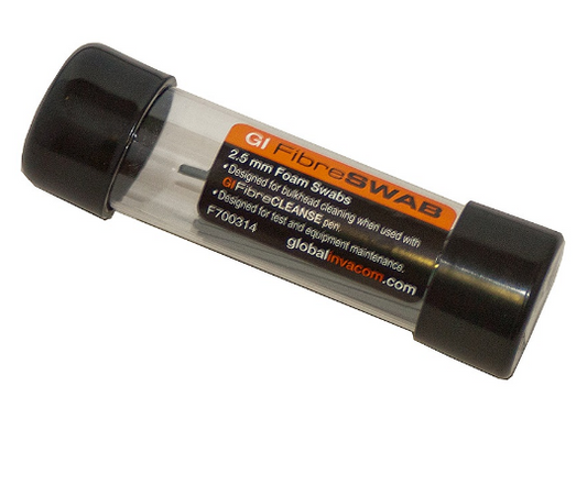 Emb. 50x Cotonetes de Limpeza p/ Conetores Fibra Óptica - INVACOM
