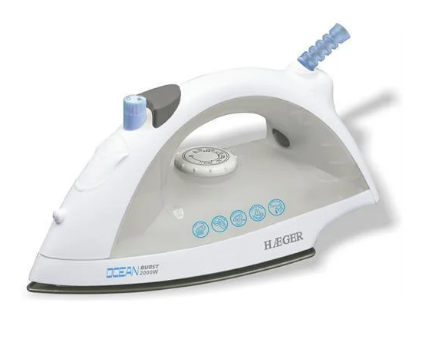 Ferro Engomar a Vapor 2000W OCEAN BURST - HAEGER