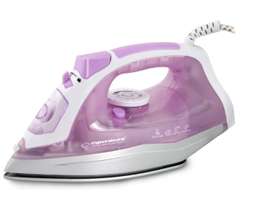 Ferro de Engomar a Vapor 2400W (Roxo/Branco) - ESPERANZA