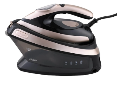 Ferro de Engomar a Vapor c/ Caldeira MR-320C 1.5L 2400W (Preto/Rosa Dourado) - MAESTRO