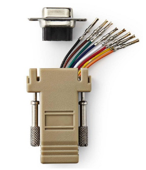 Ficha Adaptadora DB9 Femea - RJ45 Femea