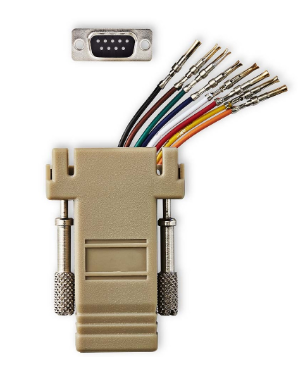 Ficha Adaptadora DB9 Macho - RJ45 Femea