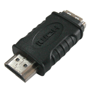 Ficha Adaptadora HDMI Macho / HDMI Femea