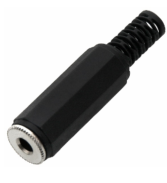 Ficha Jack 3,5mm Femea Mono